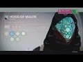 Destiny - Legendary - Hood Of Malok - Helmet