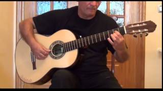 Juan Antonio Canovas Probando Guitarra De Francisco Bros Mod. Aranjuez.