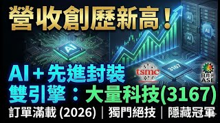 3167大量：營收創歷史新高！訂單滿到2026！為何台積電、日月光都離不開它？從PCB到先進封裝的隱藏冠軍！