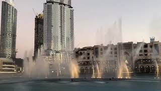 Dubai fountain dancing at EXO Power