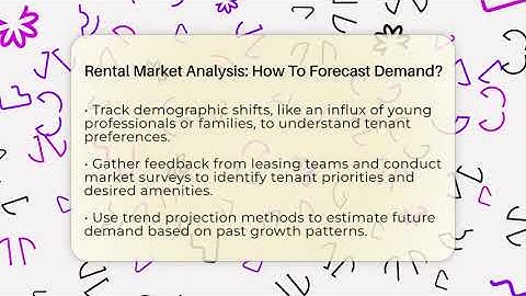 Rental Market Analysis: How To Forecast Demand? - Mastering Property Management