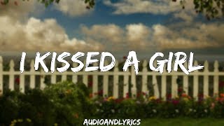 Video thumbnail of "Katy Perry - I Kissed A Girl (Lyrics)"