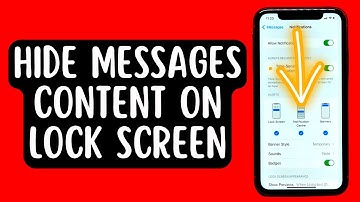 How to Show/Hide Text Messages Content on iPhone Lock Screen [2022] Works on iPhone 13