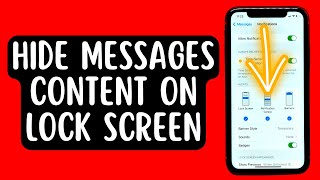 How to Show/Hide Text Messages Content on iPhone Lock Screen [2022] Works on iPhone 13