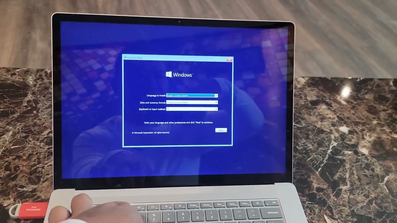 how boot to USB with Surface Pro - YouTube