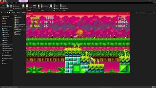 RSDKV3 Decomp CD 2011. Mod Gameplay of an Mod Named Sonic CD Scraped Rounds Restored. SHC2025 :3