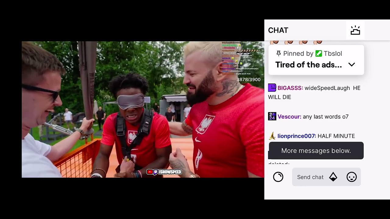 Speed goes bungee jumping