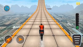 Impossible Track Sky Bike Stunts 3D New Bike Unlocked Gameplay Android screenshot 3