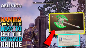 Oblivion Remastered: "Namira" Quest Guide! How To Get The AMAZING "Battle Axe Of The Dynamo" UNIQUE