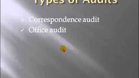 Types of IRS Audits