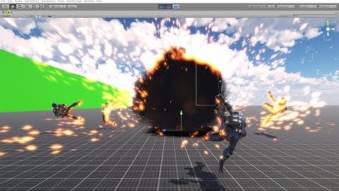 Unity3D - Grenade explication test - 02