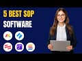 5 Best SOP Software Tools 2025 Full Demo Comparison 5 Best SOP Software Tools 2025 Full Demo Comparison