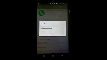 Package file is invalid installation error in android Resolved