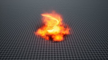 UE4 | Fire Element VFX Pack - Flame Tornado [4K]