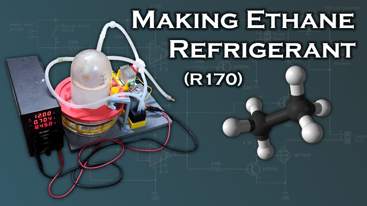 How to make Ethane Refrigerant (R170) - youtube