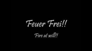 Rammstein-Feuer Frei lyrics w/ lyrics and English trans.