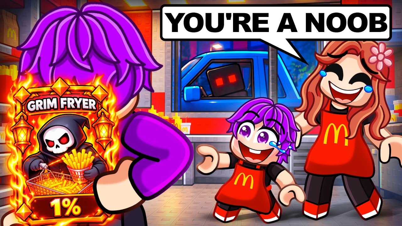 Using 1% Grim Fryer Class To Troll My Friends in Sell Fries...