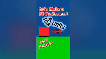 How to Make a 2D Platformer in Unity part 1 #gamedev #unity #beginners
