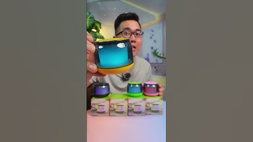 Loa bluetooth không dây mini có đèn LED RGB