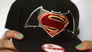 Batman VS Superman 'TITLE CHROME SNAPBACK' Hat by New Era YouTube