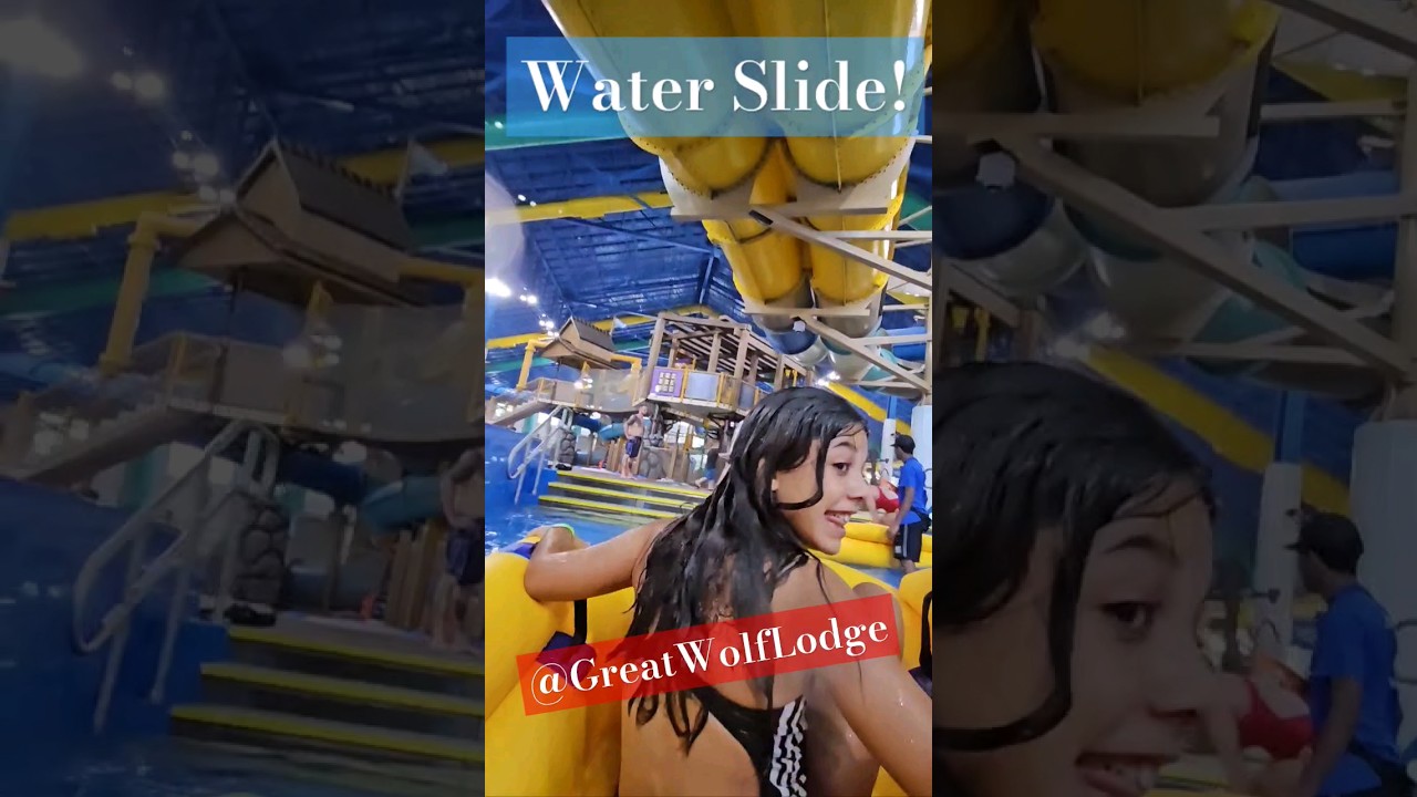 Water Slide Fun at the new Great Wolf Lodge resort in Naples, FL 