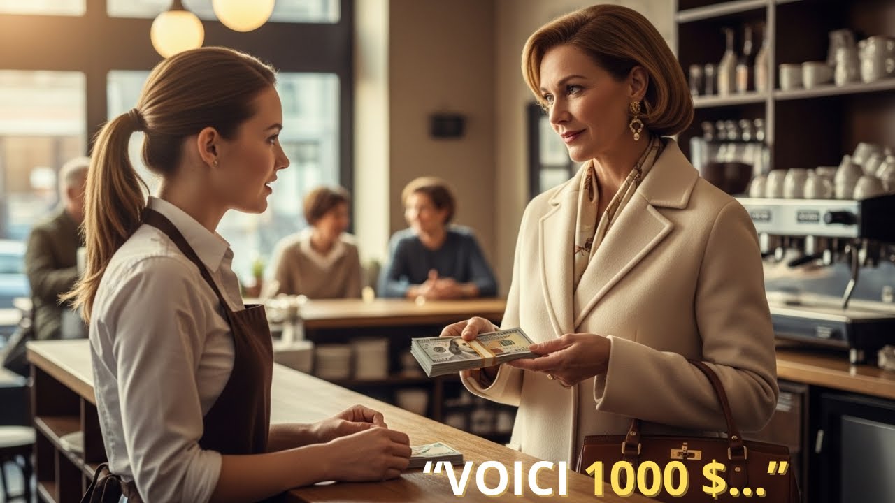 « Voici 1000 $… Peux-tu être mon rendez-vous aujourd’hui ? » — demanda le PDG solitaire au café...