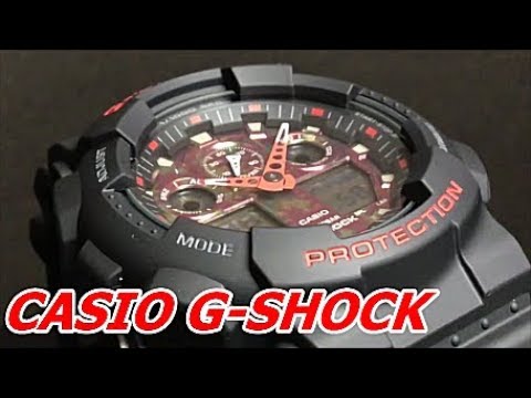 時計 G-SHOCK GA-100TAL-1AJR MOMIJI CASIO G-SHOCK GA-114RE-1AJR 40th Anniversary REMASTER BLACK