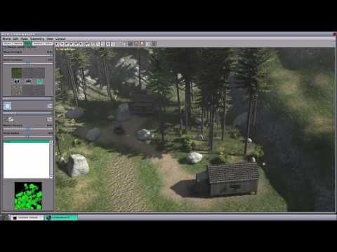 Landscaping Paint Brush in the C4 Engine