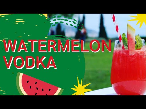 Watermelon Vodka (Karpuzlu Kokteyl Nasıl Yapılır?)
