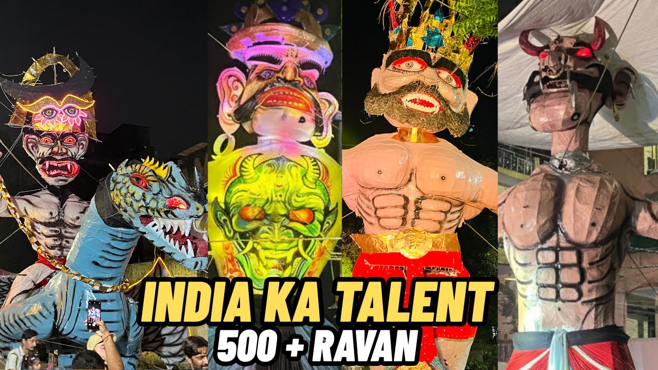 All Ravan 2025| Dusshera 2025 | New moti nagar ravan | karampura ravan | dusshera on peak 🔥