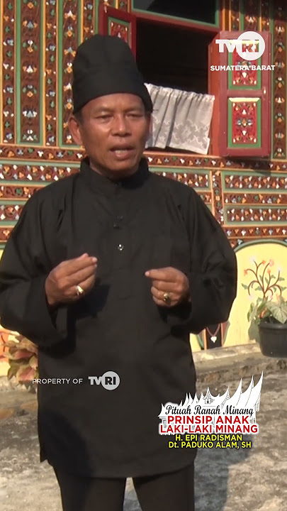 PITUAH PRINSIP ANAK LAKI LAKI MINANG
