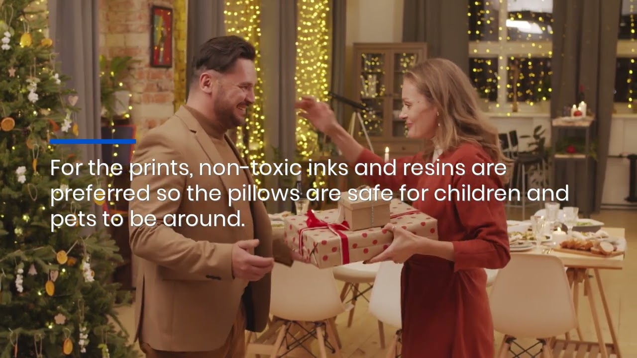 Montreal Personalized Pillows: Create One-Of-A-Kind Fluffy Soft Velvet Throws For Christmas Gifts