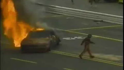 1991 NASCAR Sportsman Highlights, Phillip Ross Fire