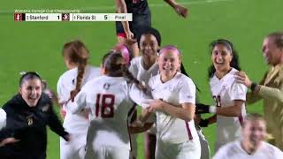 FSU Seminoles win 2023 National Championship in women's soccer 🏆 | Women's College Cup