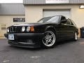 BMW V12 Straight Pipe Exhaust - Brutal V12 Swapped E34 Wagon