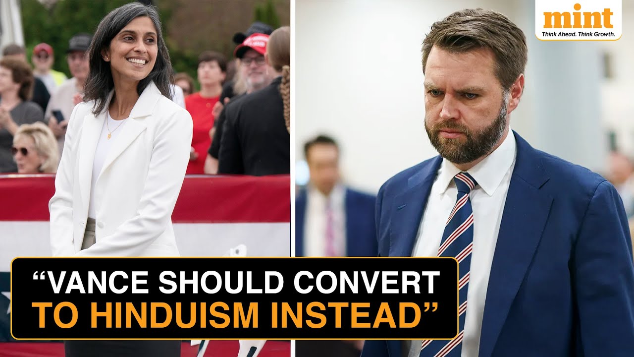 Вэнс под критикой индуистов из-за призыва к «обращению» жены Уши: «Занимайтесь индуизмом...» | См...