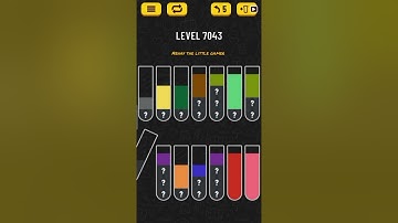 Water sort puzzle level 7043