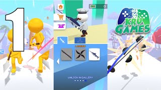 Samurai Slash - Run & Slice Gameplay Walkthrough #1 (Android, IOS) screenshot 5