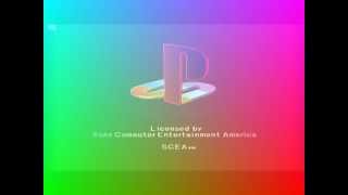 Playstation Startup In Deviled Rainbow.