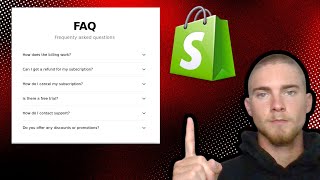 How To Add FAQ's Section To Your Shopify Store