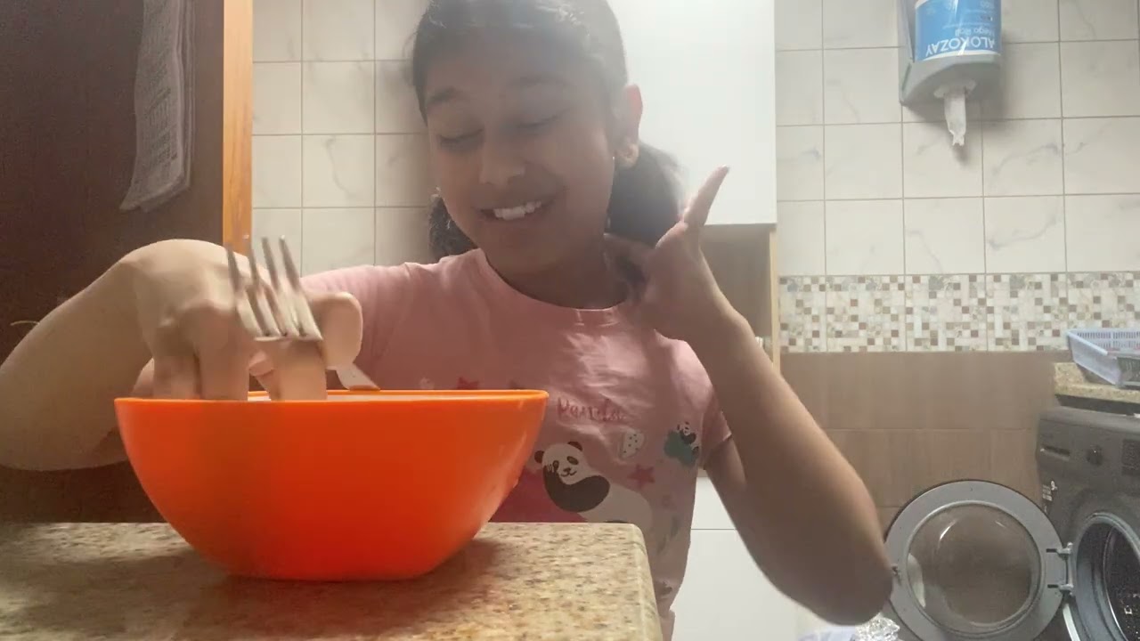 Making scrambled egg sandwich | part - 1 | Neelu's lucky charm 