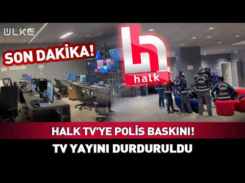 Police Raid on Halk TV! Broadcast Halted