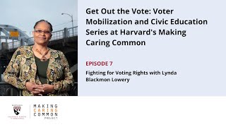 Renowned civil rights leader Lynda Blackmon Lowery on the history of voting rights 1