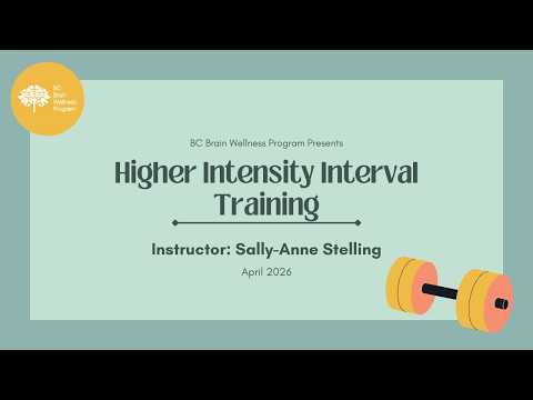 Higher Intensity Interval Training (April 2026)