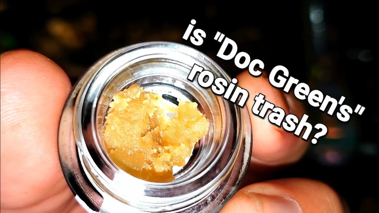 Is "Doc Green's" live solventless Rosin trash 🗑??
