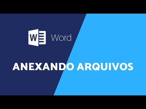 Vídeo: Como Criar Um Anexo Para Um Documento