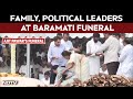 Ajit Pawar Funeral | Farewell, Ajit Dada: Pawar Family, Political Leaders At Baramati Funeral