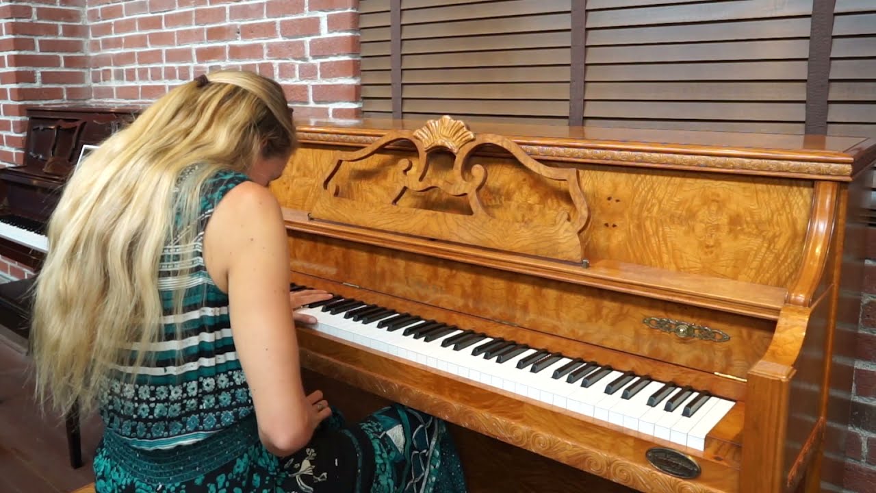 Custom Shop Yamaha Model M515 Upright Piano For Sale at Classic Pianos Portland