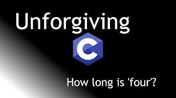 Unforgiving C - null-terminated strings