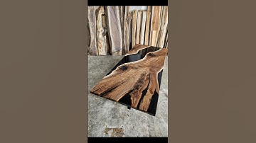 Classic Black & Walnut Combo 🪵🖤 #custom #wood #dinner #diningtable Link In Bio For A Table Quote 👆